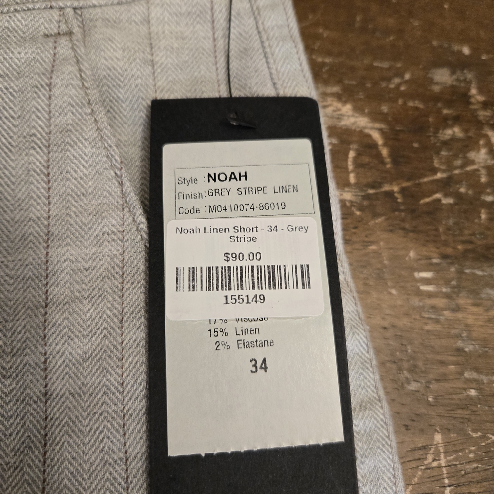 MAVI MENS Light Gray Flat Front Shorts - Picture 9 of 15